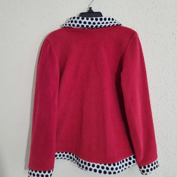 Tough skins Girls Panda Fleece Jacket Red color Size S . - Picture 2 of 10